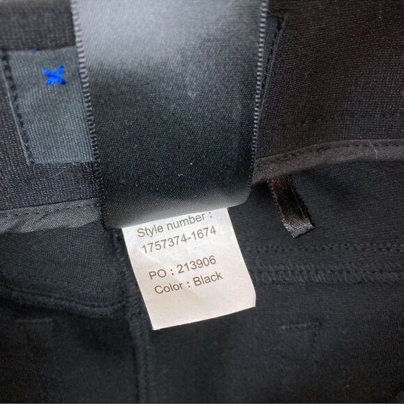 Paige Emily Ponte Pants in Black Sequins Size 28 - Picture 8 of 8